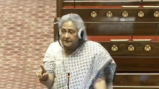 Jaya Bachchan in Rajya Sabha on Monday