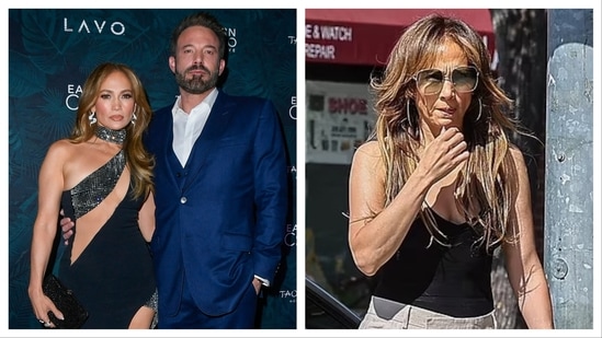 Jennifer Lopez spotted visiting her LA mansion without wedding ring amid Ben Affleck split rumours