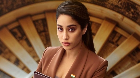 Ulajh box office collection day 4: Janhvi Kapoor in a still from the film.