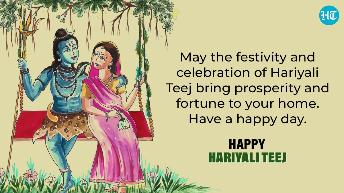 Hariyali Teej is observed in the month of Sawan.