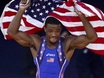 Jordan Burroughs came out in support of Vinesh Phogat. Jordan Burroughs came out in support of Vinesh Phogat.