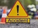 The deceased’s husband, who sustained minor injuries, was attempting to avoid a sudden stop by a KSRTC bus when the collision occurred. The deceased’s husband, who sustained minor injuries, was attempting to avoid a sudden stop by a KSRTC bus when the collision occurred.