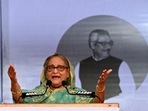 Thousands of Bangladeshi protesters stormed the palace of Prime Minister Sheikh Hasina in Dhaka on August 5, 2024, as she had fled after mass demonstrations demanding that she quit. Thousands of Bangladeshi protesters stormed the palace of Prime Minister Sheikh Hasina in Dhaka on August 5, 2024, as she had fled after mass demonstrations demanding that she quit.