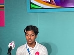 Dhinidhi Desinghu, 14, represented India at the Olympics.