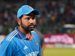 Colombo: Indian captain Rohit Sharma after the presentation cermony of the third ODI cricket match between India and Sri Lanka, at the R. Premadasa International Cricket Stadium(PTI) Colombo: Indian captain Rohit Sharma after the presentation cermony of the third ODI cricket match between India and Sri Lanka, at the R. Premadasa International Cricket Stadium(PTI)