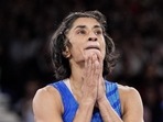 Wrestler Vinesh Phogat has been disqualified from the women’s 50kg final. (PTI) Wrestler Vinesh Phogat has been disqualified from the women’s 50kg final. (PTI)
