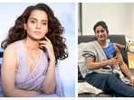 Kangana Ranaut reacted to a new picture of Vinesh Phogat after disqualification. Kangana Ranaut reacted to a new picture of Vinesh Phogat after disqualification.