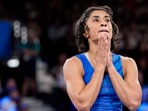Vinesh Phogat was disqualified from the Paris Olympics Vinesh Phogat was disqualified from the Paris Olympics