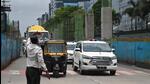 Mumbai, India - Aug 07, 2024: Top Mumbai traffic police officers visited the BKC area on Wednesday. In the last few weeks, heavy traffic jams have occurred in the BKC area due to the Metro Work and the closure of the Sion Railway Over Bridge (ROB) to traffic. Mumbai, India.07, 2024. (Photo by Raju Shinde/ Hindustan Times) (Hindustan Times) Mumbai, India - Aug 07, 2024: Top Mumbai traffic police officers visited the BKC area on Wednesday. In the last few weeks, heavy traffic jams have occurred in the BKC area due to the Metro Work and the closure of the Sion Railway Over Bridge (ROB) to traffic. Mumbai, India.07, 2024. (Photo by Raju Shinde/ Hindustan Times) (Hindustan Times)
