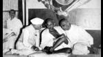 Nehru, Gandhi and Patel at a meeting in 1946. In her narrative memoir, Nusrat F Jafri blends her family’s history with considerable research into politics, history and culture to present a nuanced picture of a complex nation. (Wikimedia Commons)