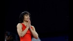 Paris 2024 Olympics - Wrestling - Women's Freestyle 50kg Semifinal - Champ-de-Mars Arena, Paris, France - August 06, 2024. Vinesh Phogat of India reacts after winning the match against Yusneylis Guzman Lopez of Cuba. REUTERS/Kim Kyung-Hoon (REUTERS) Paris 2024 Olympics - Wrestling - Women's Freestyle 50kg Semifinal - Champ-de-Mars Arena, Paris, France - August 06, 2024. Vinesh Phogat of India reacts after winning the match against Yusneylis Guzman Lopez of Cuba. REUTERS/Kim Kyung-Hoon (REUTERS)