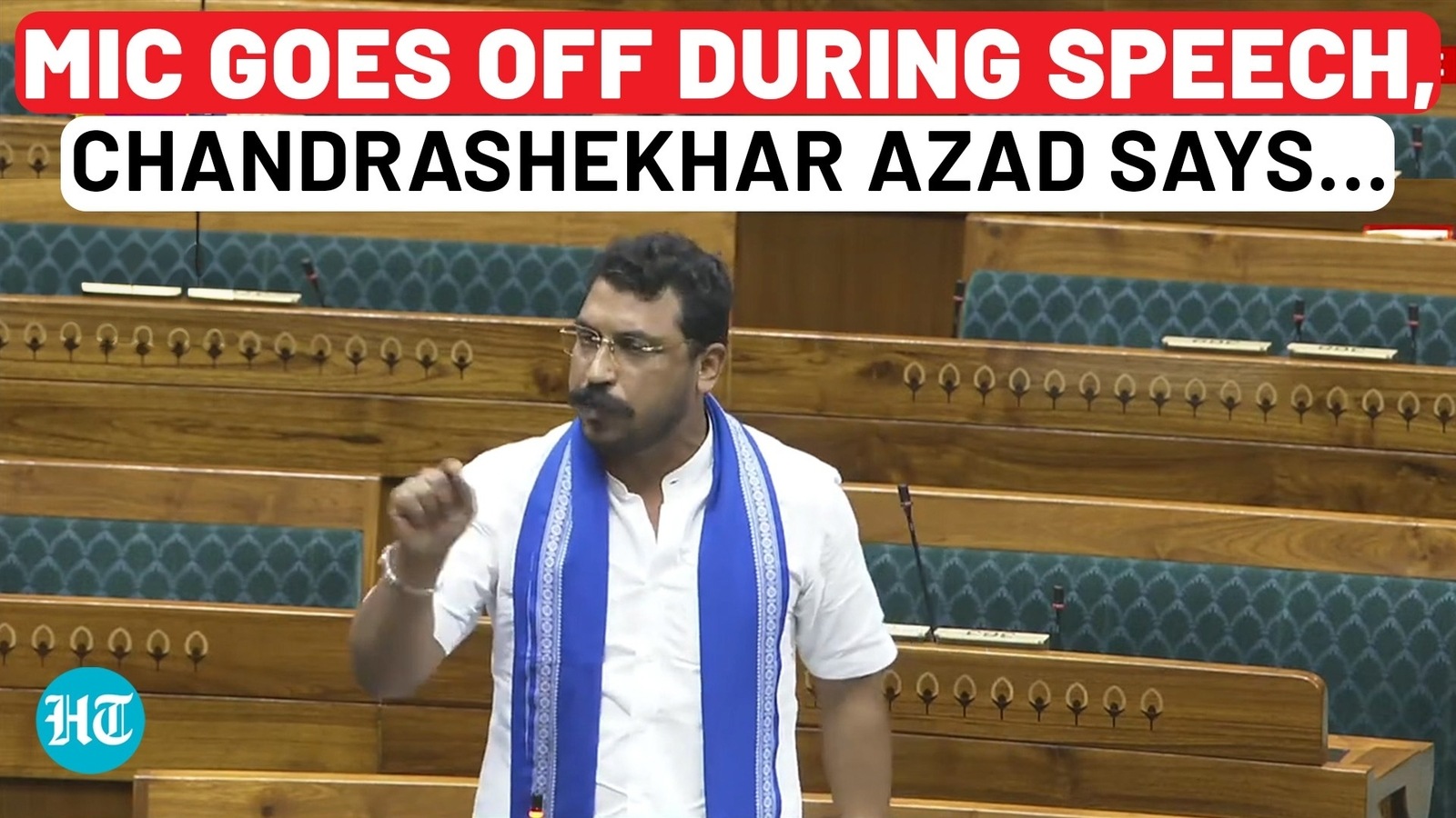 Angry Chandrashekhar Azad Tells BJP MPs 'Ruk Jao'; Mic Off Amid Speech ...