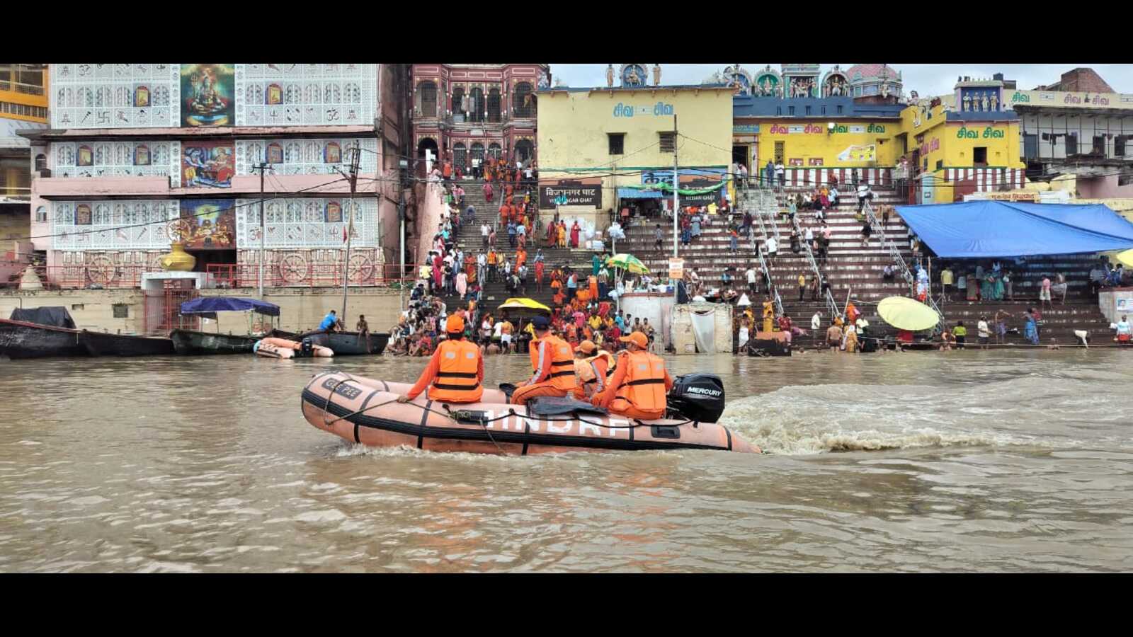 Ganga water level rises in Varanasi; admn on alert