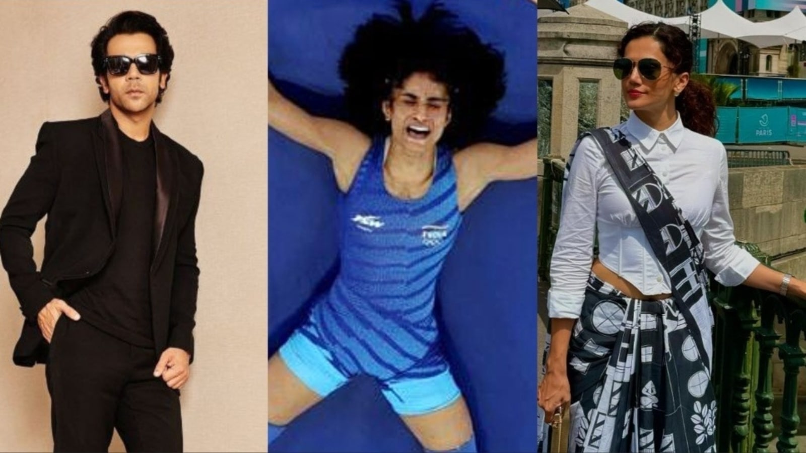 Rajkummar Rao, Taapsee Pannu congratulate Vinesh Phogat for turning into 1st Indian lady wrestler to succeed in Olympic ultimate