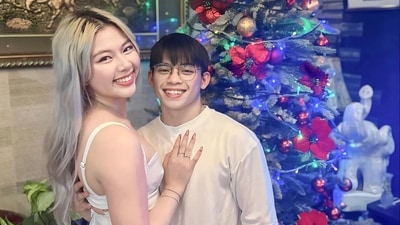 Olympic gymnast Carlos Yulo with girlfriend Chloe. (Instagram/@c_edrielzxs) Olympic gymnast Carlos Yulo with girlfriend Chloe. (Instagram/@c_edrielzxs)