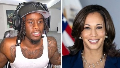 Kai Cenat claimed that Secret Service called her to join hands with Kamala Harris ahead of November elections (X)