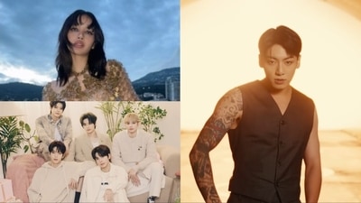 (L-R) TXT, BLACKPINK's Lisa and BTS' Jungkook have been nominated for the 2024 MTV VMAs. (L-R) TXT, BLACKPINK's Lisa and BTS' Jungkook have been nominated for the 2024 MTV VMAs.