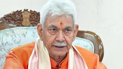 Lt Governor Manoj Sinha says the 58% turnout in the recent Lok Sabha elections shows people have reposed faith in democracy. (HT photo) Lt Governor Manoj Sinha says the 58% turnout in the recent Lok Sabha elections shows people have reposed faith in democracy. (HT photo)