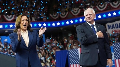 Tim Walz's assurance to Kamala Harris that landed him the VP gig (Photo by Andrew Harnik / GETTY IMAGES NORTH AMERICA / Getty Images via AFP) (Getty Images via AFP)