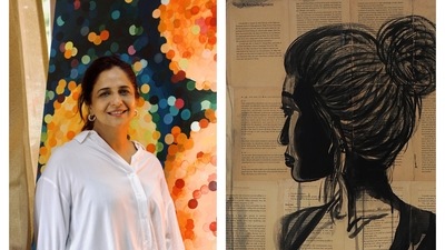 Artist Resham Sahi's first exhibition will host around 35 pieces from her collection Artist Resham Sahi's first exhibition will host around 35 pieces from her collection