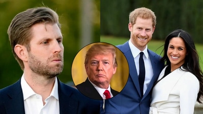 Eric Trump reignites Donald Trump's feud with Prince Harry and Meghan Markle (AP) Eric Trump reignites Donald Trump's feud with Prince Harry and Meghan Markle (AP)