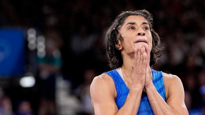 Vinesh Phogat was disqualified from the Paris Olympics (PTI) Vinesh Phogat was disqualified from the Paris Olympics (PTI)