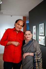 Raghu Rai and Madhvi Parekh