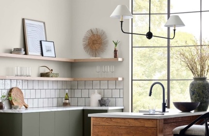 Focus on elemental neutral shades taken from the earth (Sherwin-Williams® Colormix® Forecast 2025) Focus on elemental neutral shades taken from the earth (Sherwin-Williams® Colormix® Forecast 2025)