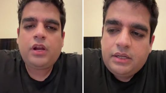 Unacademy CEO Gaurav Munjal during the company's virtual town hall.