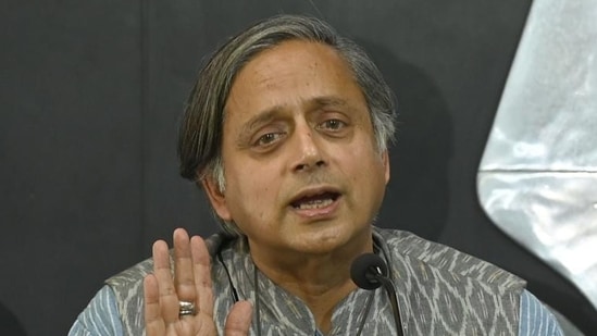 Senior Congress leader Shashi Tharoor 