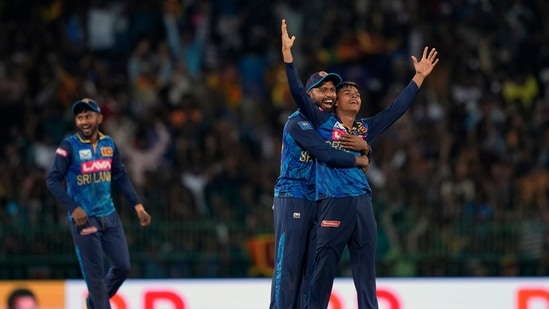Dunith Wellalage spun his web to claim a five-wicket haul as Sri Lanka bundled out India for just 138 while defending a 249-run target.(AP)
