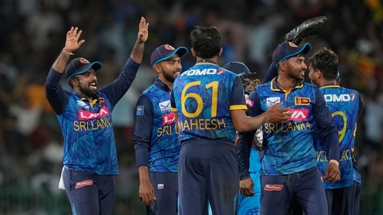 Sri Lanka hammered India by 110 runs in the third ODI on Wednesday to clinch a commanding 2-0 win in the three-match series.(AP)