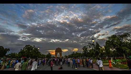 The monsoon trough was close to Delhi. (RAJ K RAJ /HT PHOTO)