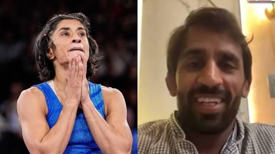 Bajrang Punia has her say on Vinesh Phogat's historic run the Paris Olympics