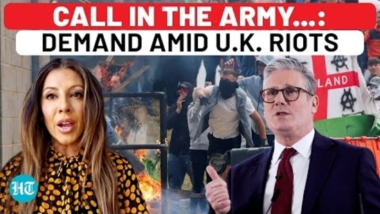 CALL IN THE ARMY...: DEMAND AMID U.K. RIOTS
