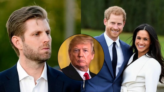 Eric Trump reignites Donald Trump's feud with Prince Harry and Meghan Markle (AP)