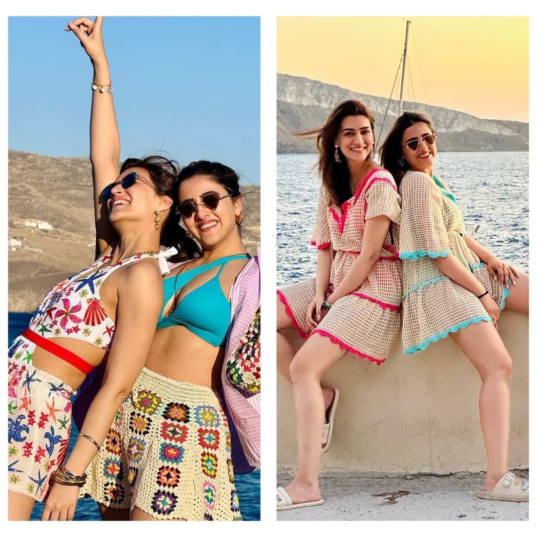 Kriti Sanon and Nupur Sanon vacation in style(Photos: Instagram) Kriti Sanon and Nupur Sanon vacation in style(Photos: Instagram)