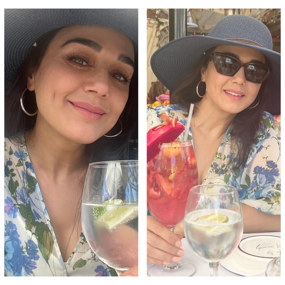 Preity G Zinta's floral dress is made for brunches (Photos: Instagram) Preity G Zinta's floral dress is made for brunches (Photos: Instagram)