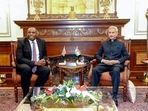External Affairs Minister S Jaishankar meets UK Foreign Secretary David Lammy, in New Delhi.
External Affairs Minister S Jaishankar meets UK Foreign Secretary David Lammy, in New Delhi.