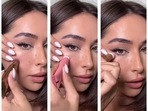 Use your fingers and three dots of products for a quick makeup fix(Photos: Instagram)