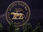 A Reserve Bank of India (RBI) logo is seen inside its headquarters in Mumbai, India.(Reuters)