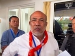 A viral audio clip of Manipur CM Biren Singh speaking against the Kuki community has been declared fake by the Manipur government. (PTI Photo)