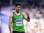 Paris: Pakistan's Arshad Nadeem during the Men's javelin throw at the 2024 Summer Olympics, in Paris