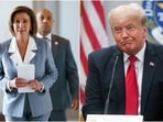 Donald Trump on Saturday hit out at former House Speaker Nancy Pelosi while addressing a first rally in Grand Rapids, Michigan.