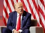 Donald Trump announced the 2 p.m. EDT event on his Truth Social network and posted that he was eager to debate Kamala Harris. Donald Trump announced the 2 p.m. EDT event on his Truth Social network and posted that he was eager to debate Kamala Harris.