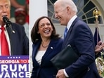 Donald Trump claims Joe Biden ‘regrets it’ that he picked Kamala Harris as running mate (REUTERS/Megan Varner/File Photo, AP Photo/Evan Vucci) Donald Trump claims Joe Biden ‘regrets it’ that he picked Kamala Harris as running mate (REUTERS/Megan Varner/File Photo, AP Photo/Evan Vucci)