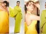 Vaani Kapoor and Karisma Kapoor are here to show us how to slay fashion goals like total pros. Their latest pics are blowing up on social media, giving us all the fresh style inspo we need. From Vaani's gorgeous butter yellow dress to Karisma's edgy asymmetric gown, let's break down their looks and snag some fashion tips from these fabulous divas.(Instagram)