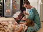 Kalki Koechlin with daughter Sappho