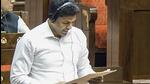 Union minister of state for communications Chandra Sekhar Pemmasani in the Parliament. (PTI Photo) Union minister of state for communications Chandra Sekhar Pemmasani in the Parliament. (PTI Photo)
