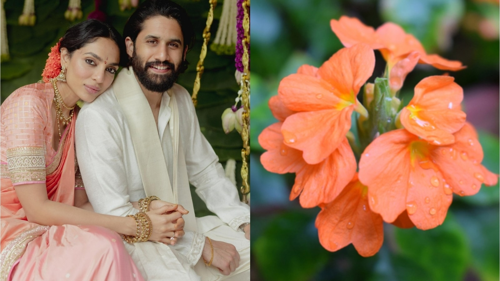 Sobhita Dhulipala engaged to Naga Chaitanya! Explore the cultural significance behind the flowers adorning her hair